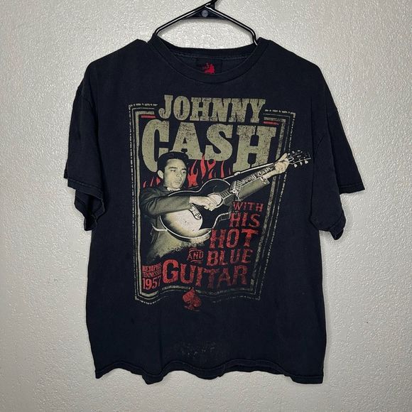 Vintage Johnny Cash Zion Rootswear T Shirt Large - Picture 2 of 5